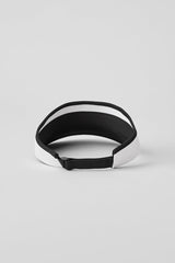 Colorblock Visor - Black/White