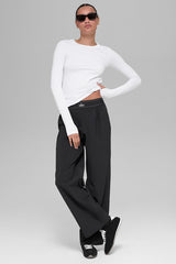 Alosoft Finesse Long Sleeve - White