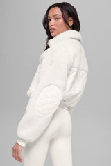 Sherpa Edge Bomber - Ivory
