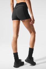 Airlift High-Waist Line Up Short - Black