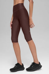 16'' High-Waist Airlift Capri - Brownstone