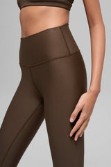 Airlift Winter Warm High-Waist Legging - Espresso