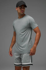 Triumph Raglan Tee - Lunar Grey