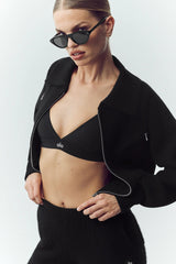 Cashmere Radiate Jacket - Black