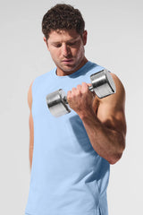 ALO Vapor Muscle Tank - Seashell Blue