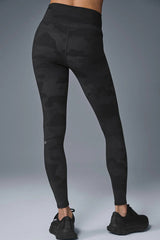 High-Waist Camo Vapor Legging - Black Camouflage