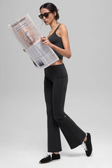 ALO Softsculpt 7/8 Foldover Flare Legging - Black