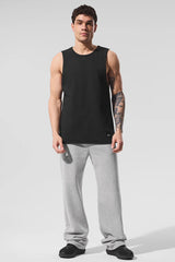 Society Raw Edge Tank - Black