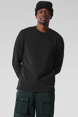 Double Take Long Sleeve Crew - Black