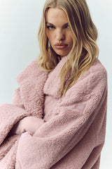 Sherpa Fireside Bomber - Pink Champagne