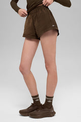 High-Waist Socialite Short - Espresso