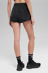 High-Waist Socialite Short - Black