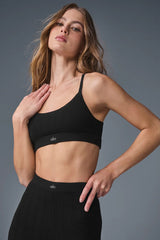 Pointelle Sweater Be Mine Bra - Black