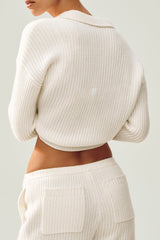Cashmere Northstar Polo - Ivory