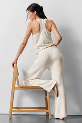 Supernatural Sweater Henley Tank - Ivory