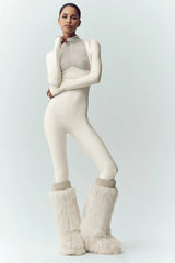 Airlift Winter Warm Mesh Ski Time Long Sleeve - Ivory