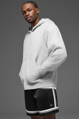 Renown Heavy Weight Full Zip Hoodie - Athletic Heather Grey