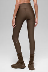 Airlift Winter Warm High-Waist Legging - Espresso