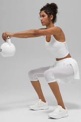 Mesh Front Runner Tank - White