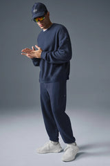 Triumph Restore Crew Neck Sweatshirt - Navy