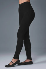 Pointelle Sweater High-Waist Be Mine Legging - Black