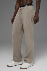 Scholar Straight Leg Sweatpant - Light Cocoa