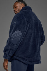 Sherpa Edge Shacket - Navy