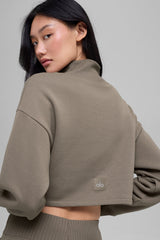 Cropped Serenity Coverup - Light Cocoa