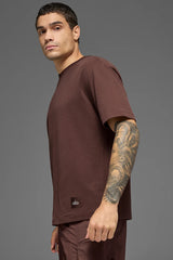 Double Take Short Sleeve - Brownstone