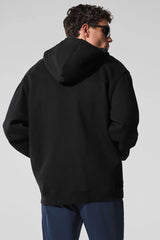 Renown Heavy Weight Full Zip Hoodie - Black