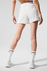 Mesh Mirage Short - White