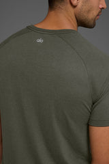 Triumph Raglan Tee - Stealth Green