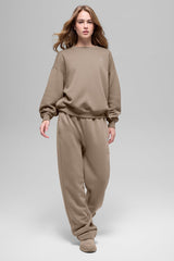 Accolade Crew Neck Pullover - Gravel