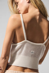 Sheer Cashmere Tank - Ivory
