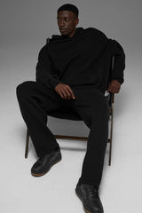 Scholar Hooded Sweater - Black