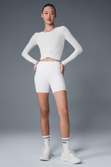 Cover Long Sleeve Top - White