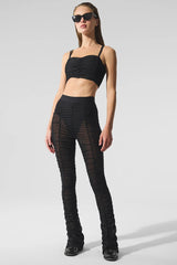 Airlift Mesh High-Waist Cherish Legging - Black