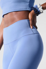 High-Waist Airbrush Legging - Crystal Clear Blue