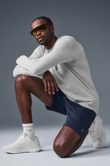 Conquer Reform Crewneck Long Sleeve - Athletic Heather Grey