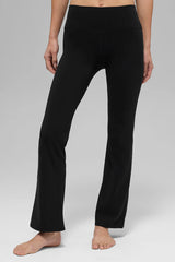 ALO Softsculpt High-Waist 7/8 Bootcut Legging - Black