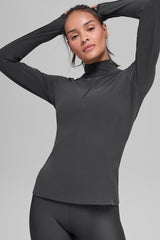 Alosoft 1/2 Zip Rapid Pullover - Anthracite