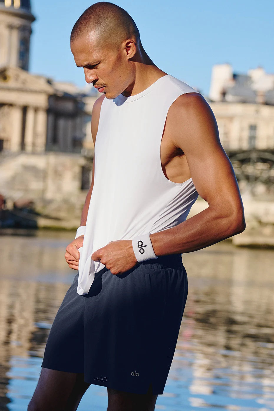 5" Traction Running Short - Navy