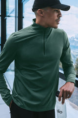 Conquer 1/4 Zip Reform Long Sleeve - Clover Green