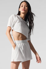 Mesh Mirage Short - White