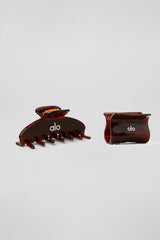 Effortless Claw Clip (2-Pack) - Brown Tortoise