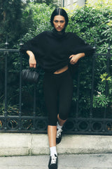 Alosoft High-Waist Iconic 90's Capri - Black