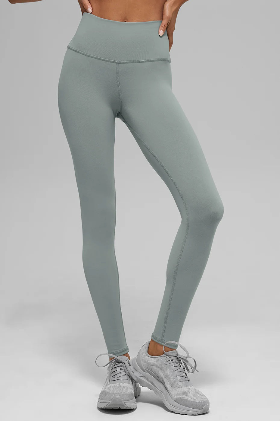 High-Waist Airbrush Legging - Lunar Grey