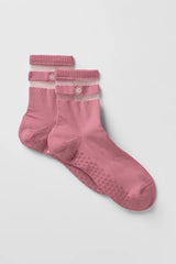 Women's Pulse Grip Sock - Pink Wild Rose