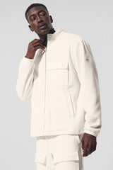 Polar Fleece Ridge Full Zip Jacket - Ivory