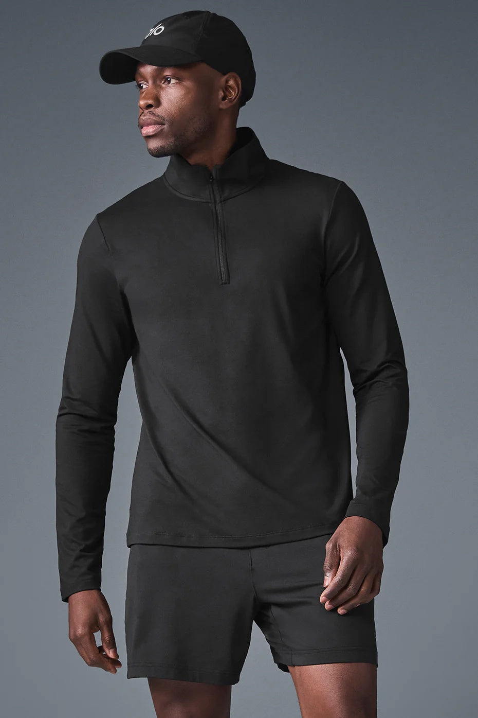 Conquer 1/4 Zip Reform Long Sleeve - Black